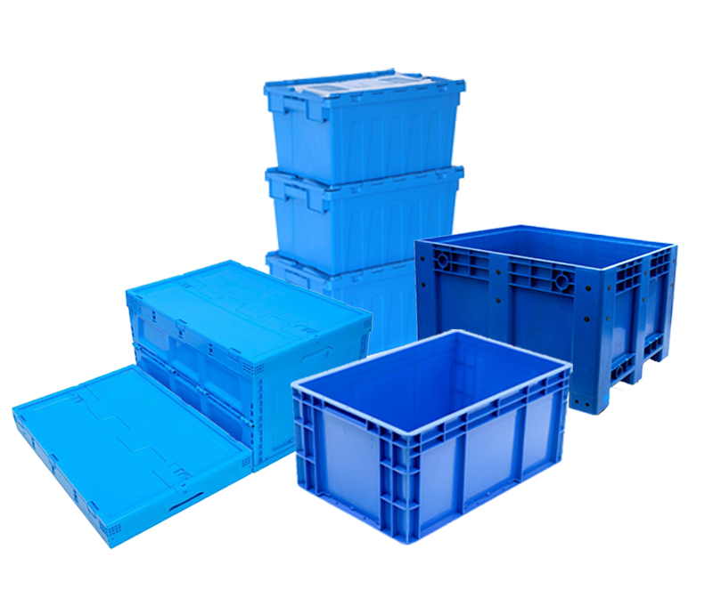 Plastic bakken, kratten en containers