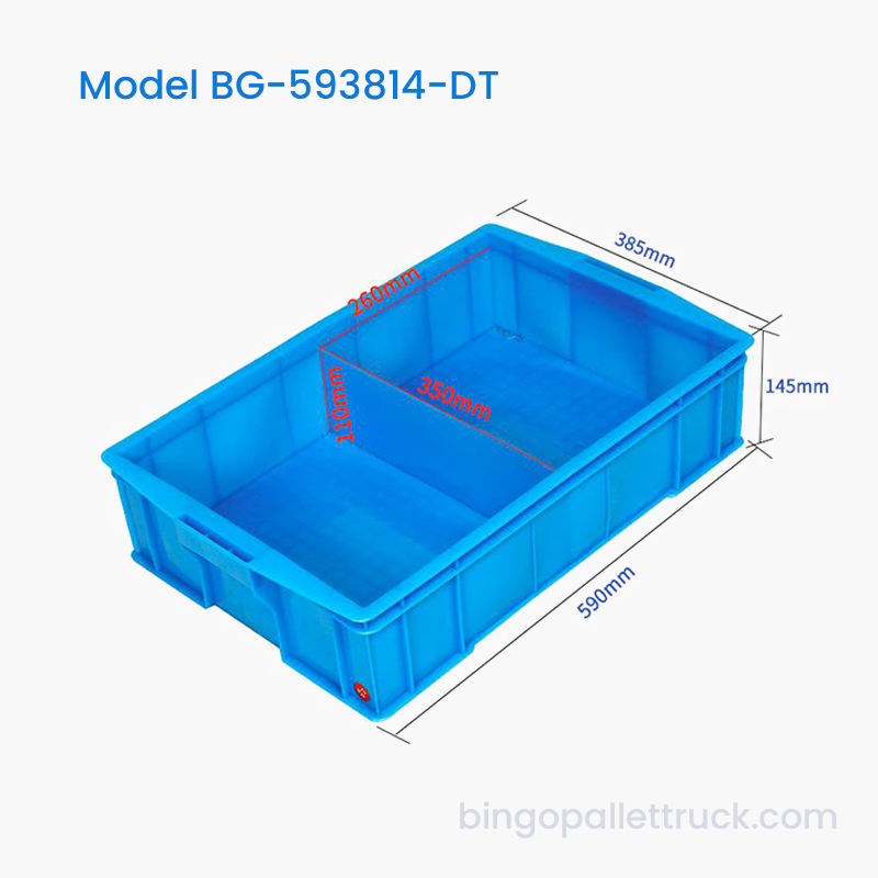 Deelbare plastic draagtas met 2 compartimenten voor industrieel gebruik