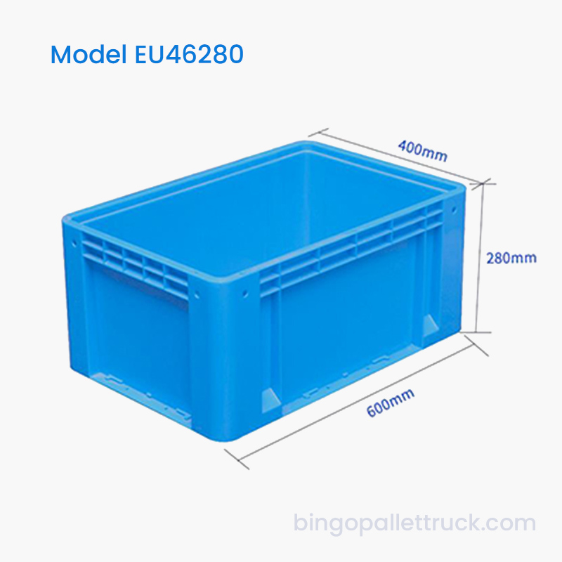 58L duurzame EU-draagbox voor auto-onderdelen en hardwaretransport