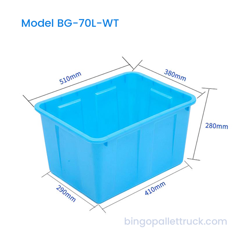 70L HDPE-wateropslagtank van voedingskwaliteit met optioneel deksel