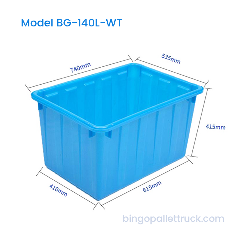 140L HDPE-tank voor distributie van bulkvloeistoffen in de detailhandel en groothandel