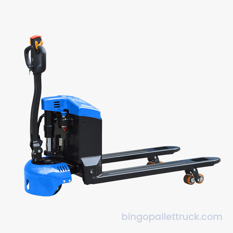 2000 kg elektrische walkie-pallettruck voor magazijn